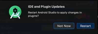 Click on Restart to Apply Changes