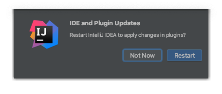 Click on Restart to Apply Changes